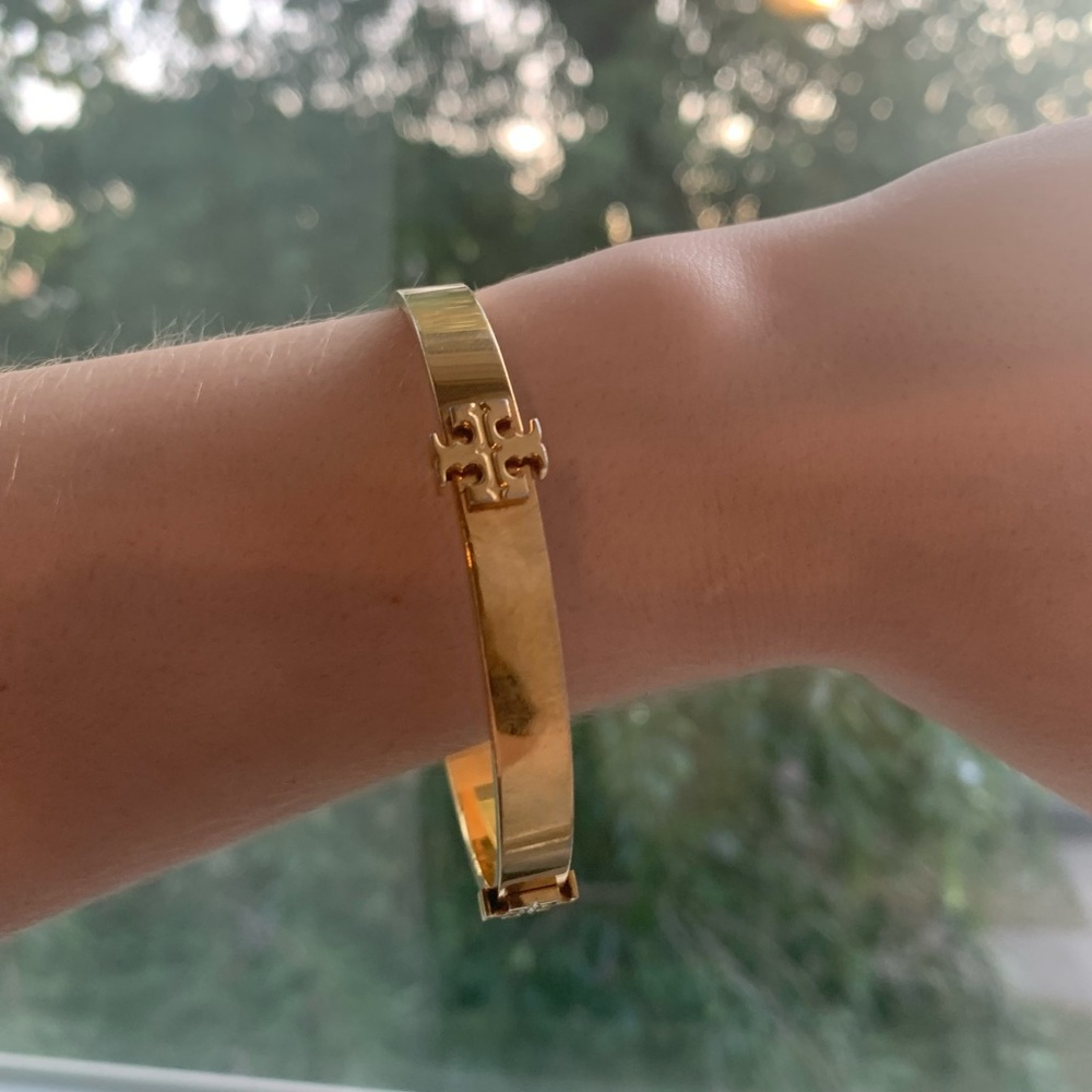 Tory Burch Gold Bangle Bracelet